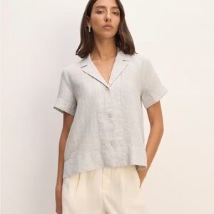 Everlane The Notch Shirt in Linen